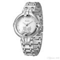 Stainless Steel Watch Round Simulation Lady Casual